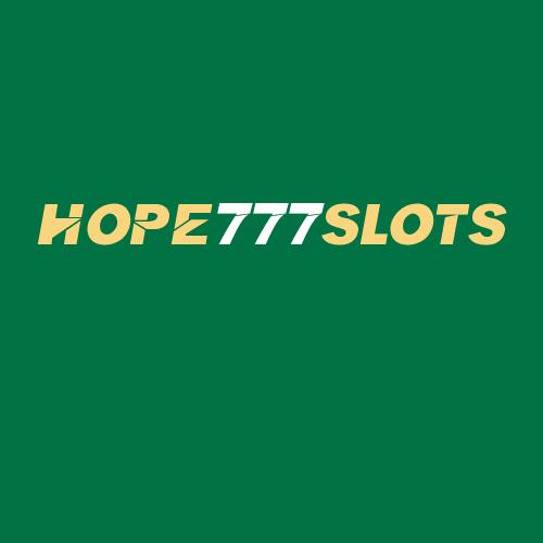 Logo da HOPE777SLOTS